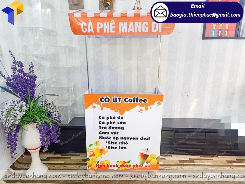 Xe lắp ráp bán cafe mang đi giá rẻ ở Bình Phước